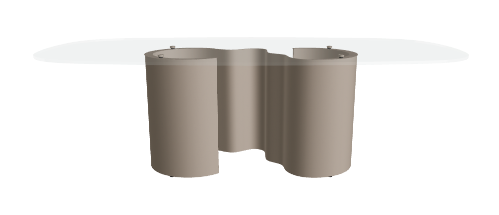 Cattelan Italia Papel Glass Dining Table