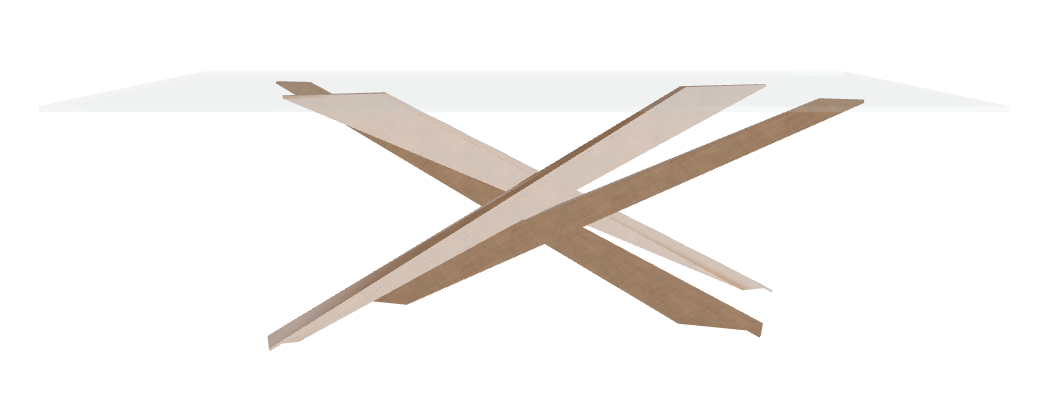 Cattelan Italia Lancer Glass Dining Table