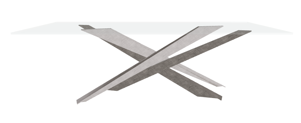 Cattelan Italia Lancer Glass Dining Table