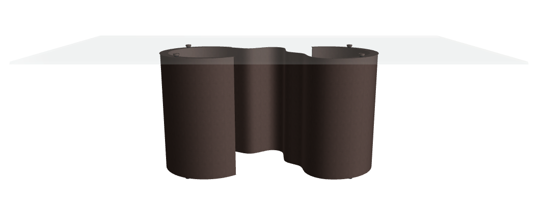 Cattelan Italia Papel Glass Dining Table