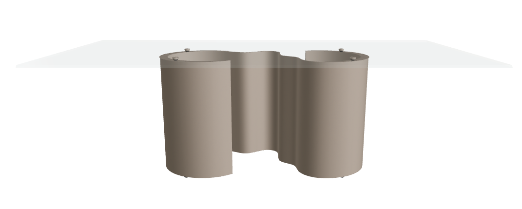 Cattelan Italia Papel Glass Dining Table