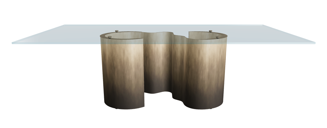 Cattelan Italia Papel Glass Dining Table