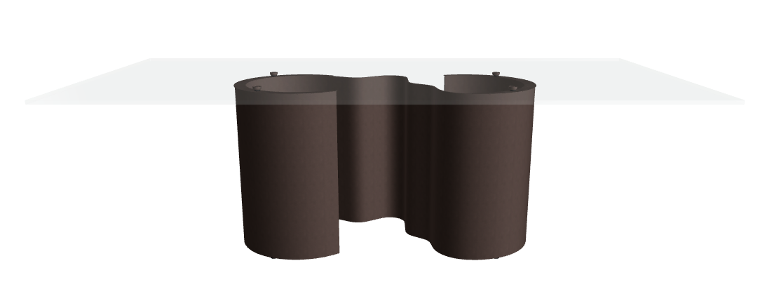 Cattelan Italia Papel Glass Dining Table