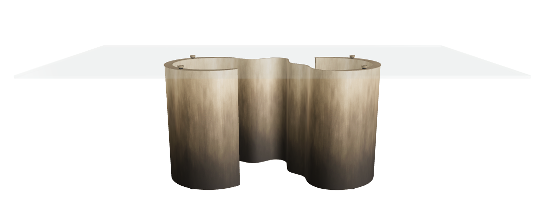 Cattelan Italia Papel Glass Dining Table