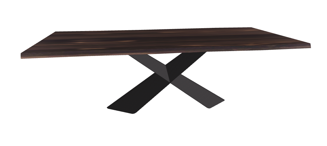 Cattelan Italia Tyron Wood Live Edged Dining Table