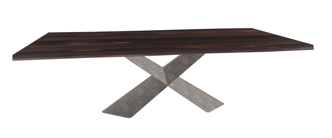 Cattelan Italia Tyron Wood Live Edged Dining Table