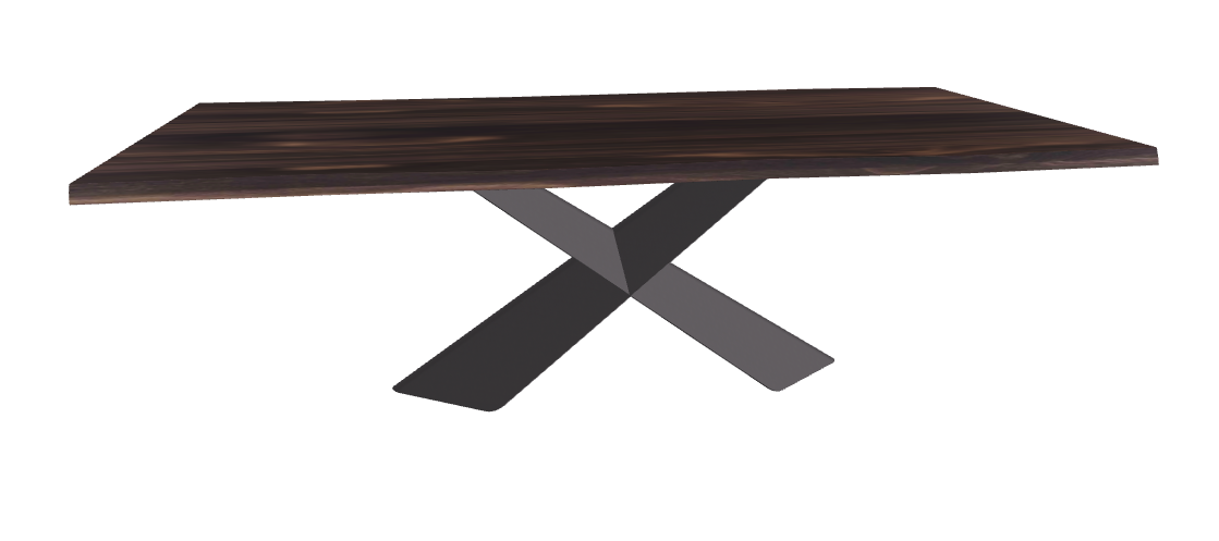 Cattelan Italia Tyron Wood Live Edged Dining Table
