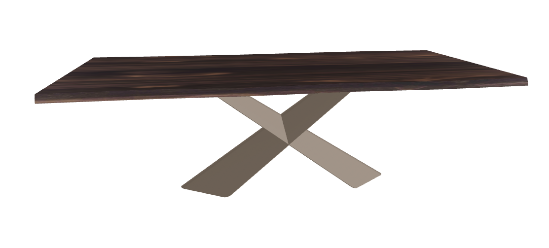Cattelan Italia Tyron Wood Live Edged Dining Table