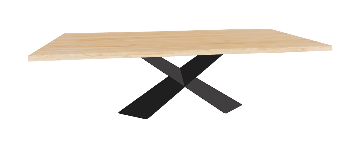 Cattelan Italia Tyron Wood Live Edged Dining Table