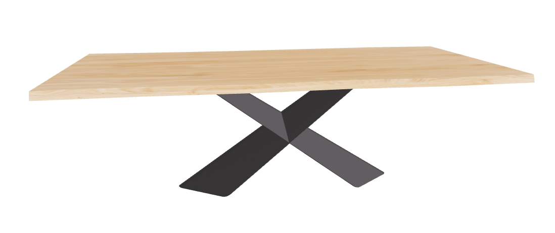 Cattelan Italia Tyron Wood Live Edged Dining Table