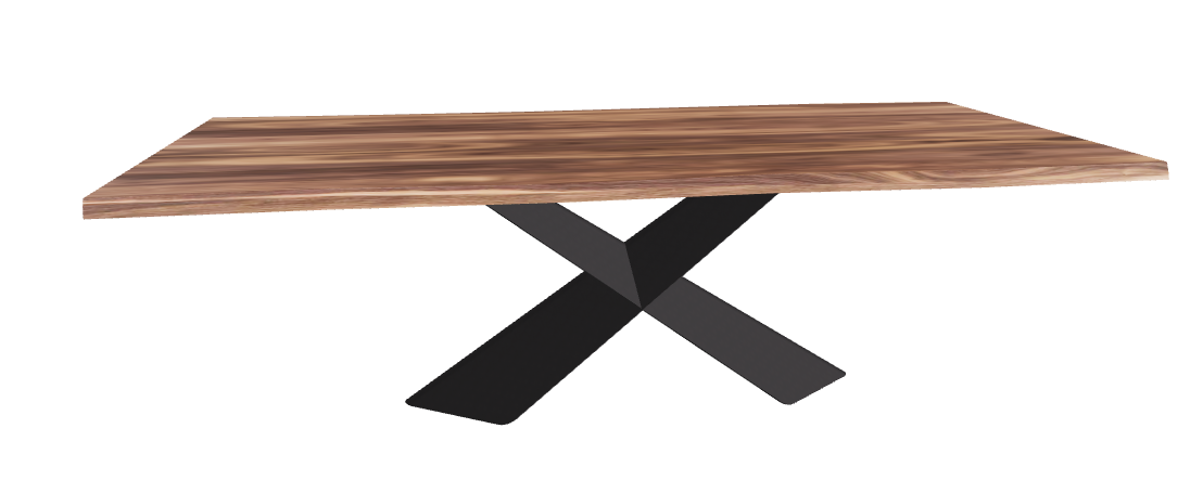 Cattelan Italia Tyron Wood Live Edged Dining Table