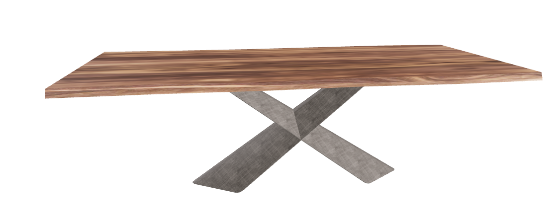 Cattelan Italia Tyron Wood Live Edged Dining Table