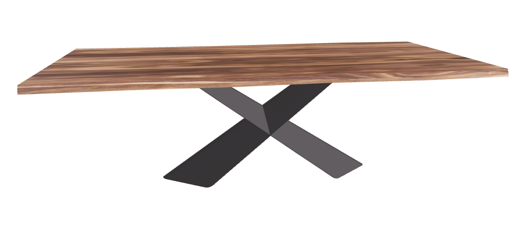 Cattelan Italia Tyron Wood Live Edged Dining Table