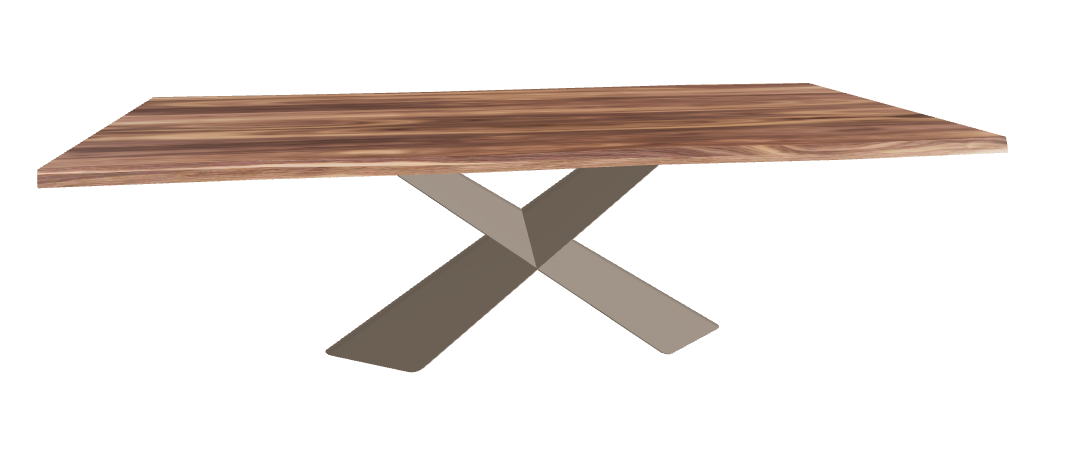 Cattelan Italia Tyron Wood Live Edged Dining Table