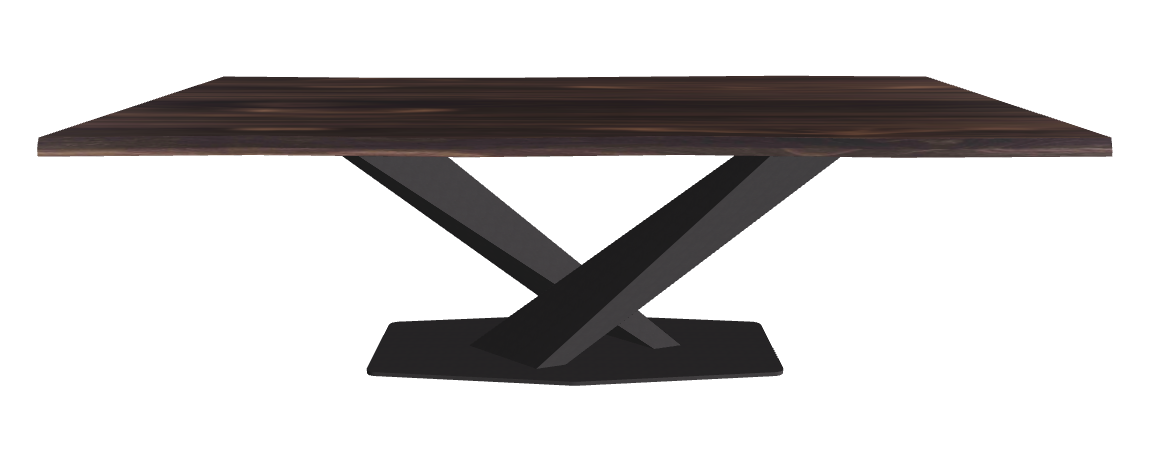 Cattelan Italia Stratos Wood Live Edged Dining Table