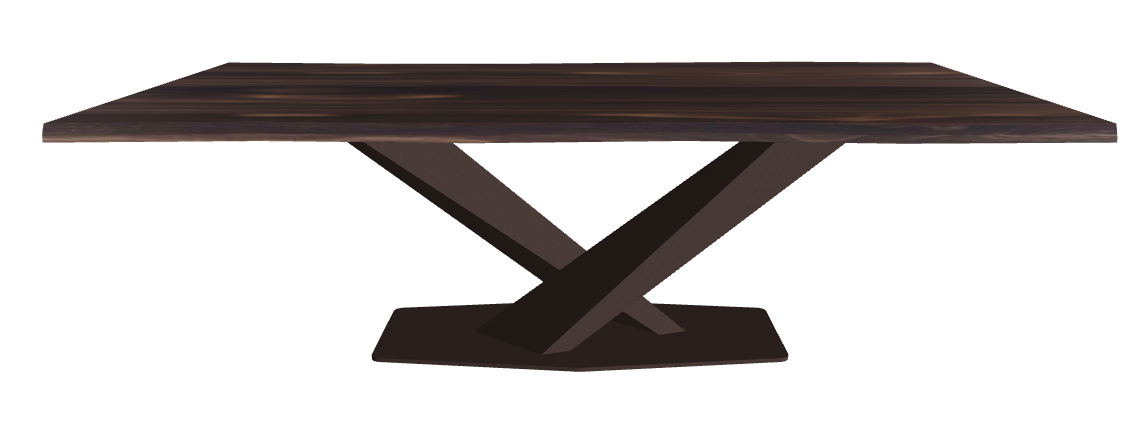 Cattelan Italia Stratos Wood Live Edged Dining Table