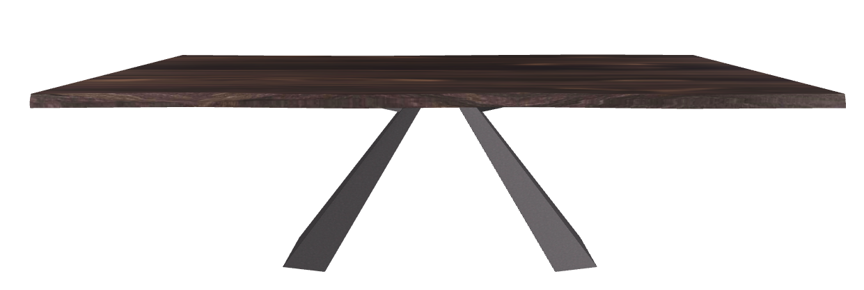 Cattelan Italia Eliot Wood Live Edged Dining Table