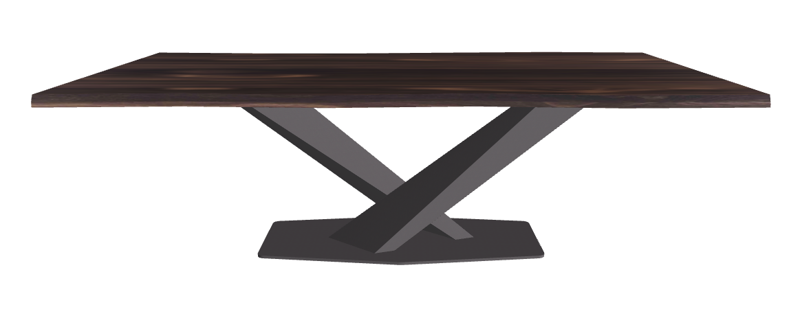 Cattelan Italia Stratos Wood Live Edged Dining Table