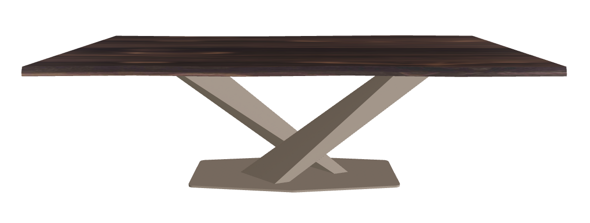 Cattelan Italia Stratos Wood Live Edged Dining Table