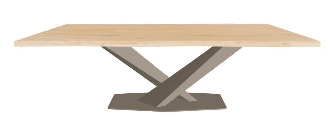 Cattelan Italia Stratos Wood Live Edged Dining Table