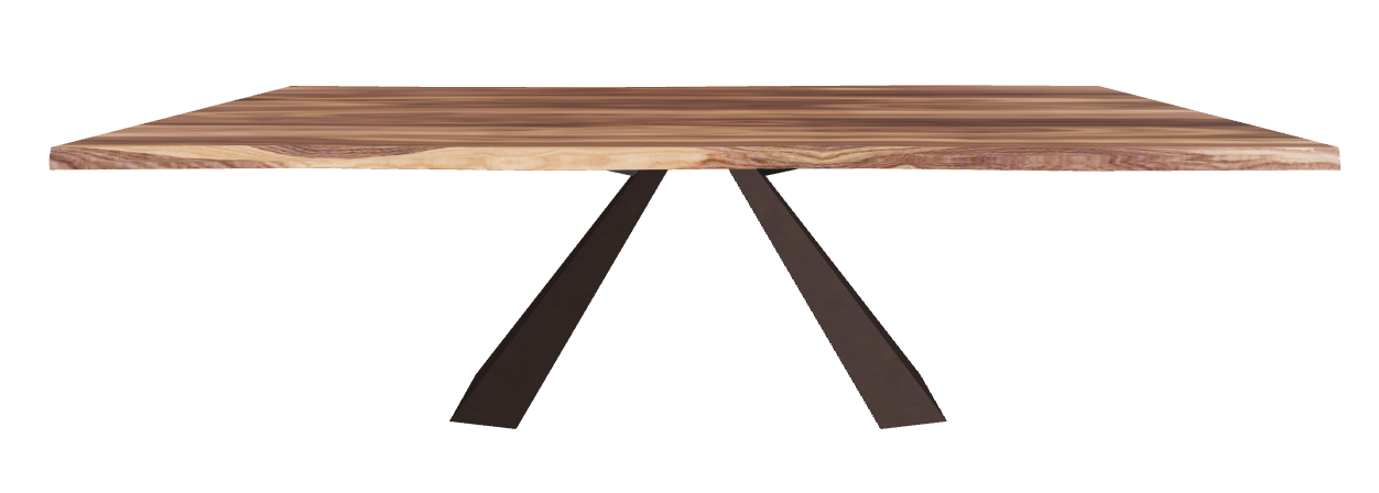 Cattelan Italia Eliot Wood Live Edged Dining Table