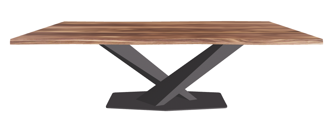 Cattelan Italia Stratos Wood Live Edged Dining Table