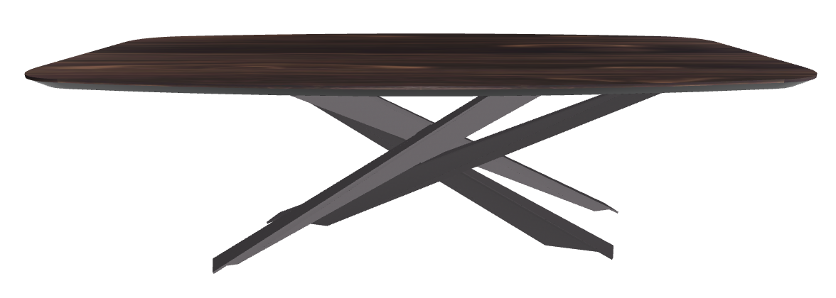 Cattelan Italia Lancer Wood Barrel-Shaped Dining Table