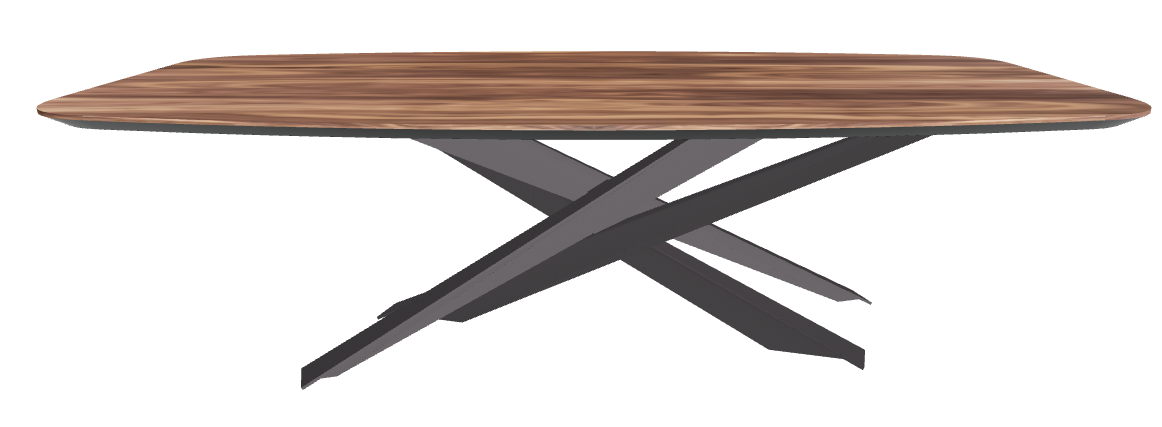 Cattelan Italia Lancer Wood Barrel-Shaped Dining Table