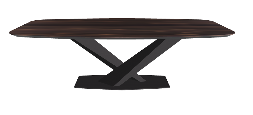 Cattelan Italia Stratos Wood Barrel-Shaped Dining Table