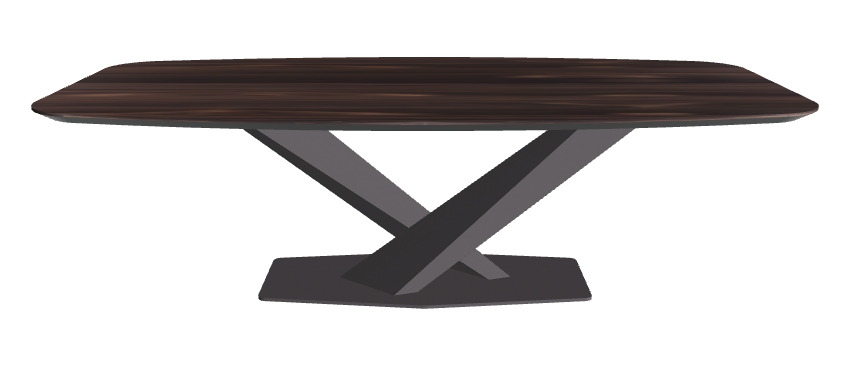 Cattelan Italia Stratos Wood Barrel-Shaped Dining Table