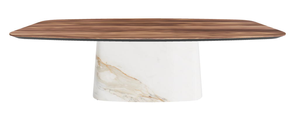 Cattelan Italia Napoleon Wood Barrel-Shaped Dining Table