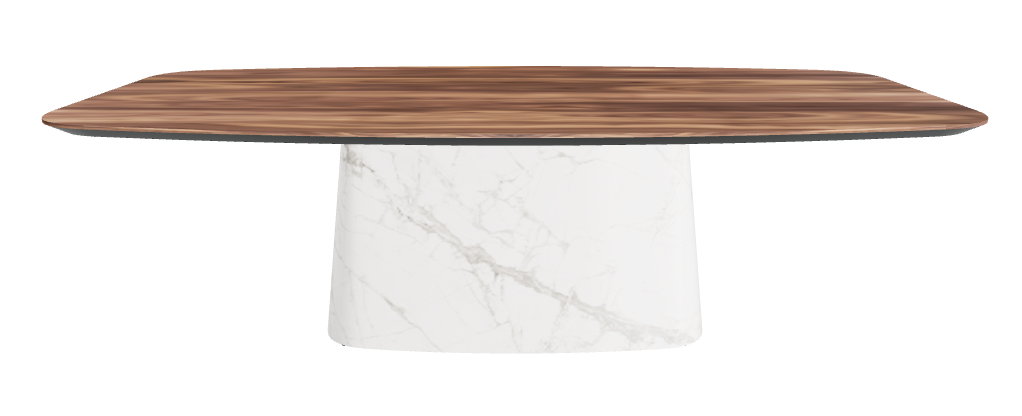 Cattelan Italia Napoleon Wood Barrel-Shaped Dining Table