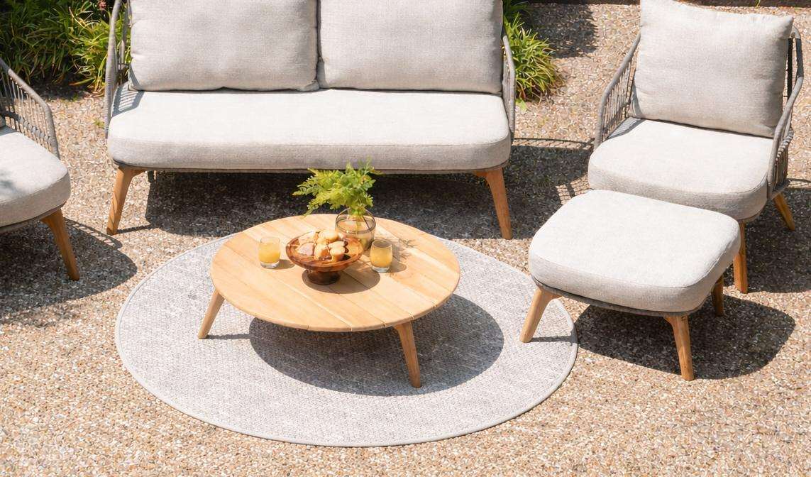 4 Seasons Outdoor Round Rug 150cm