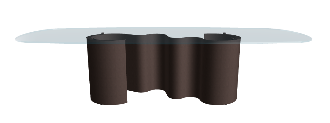 Cattelan Italia Papel Glass Dining Table