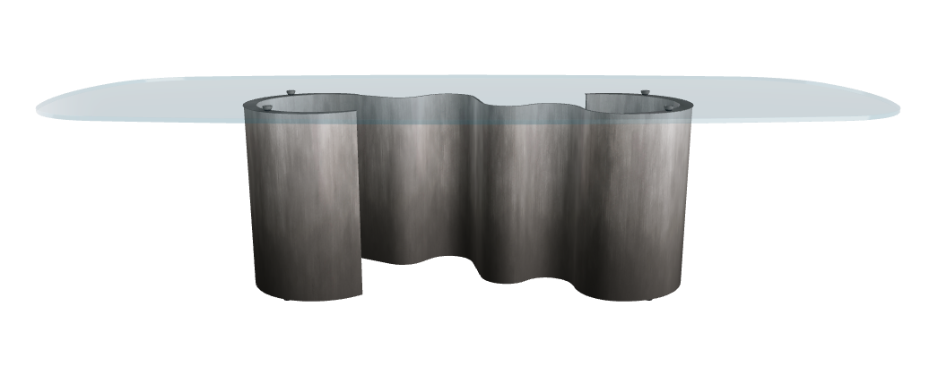 Cattelan Italia Papel Glass Dining Table