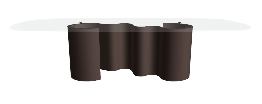Cattelan Italia Papel Glass Dining Table