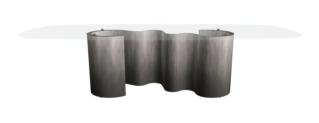 Cattelan Italia Papel Glass Dining Table