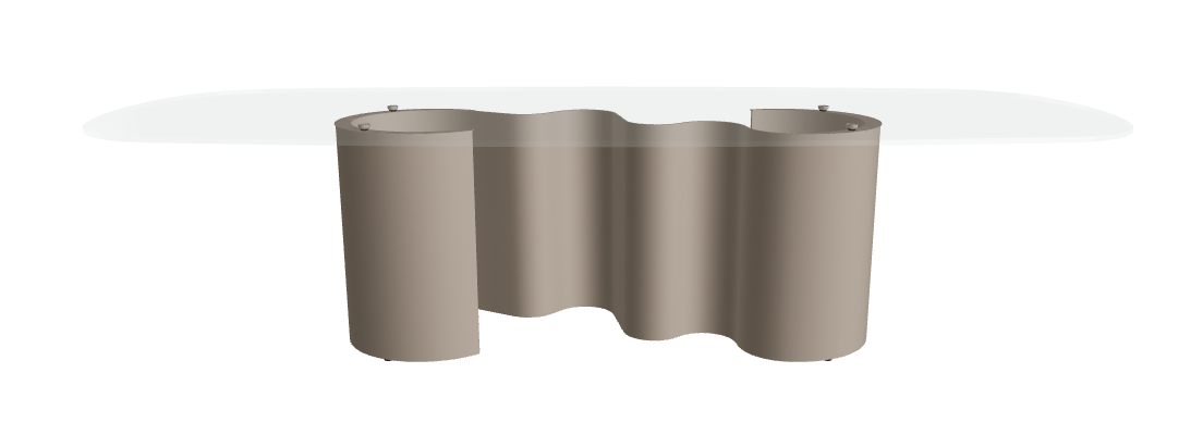 Cattelan Italia Papel Glass Dining Table