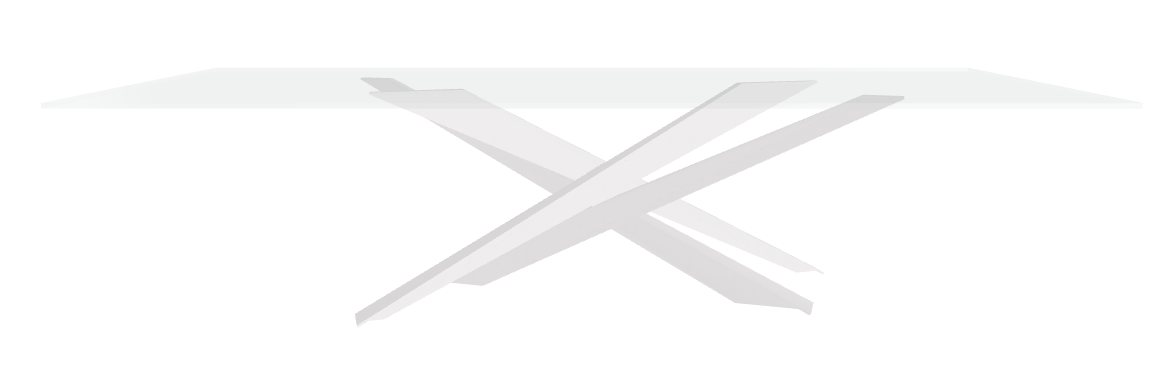 Cattelan Italia Lancer Glass Dining Table