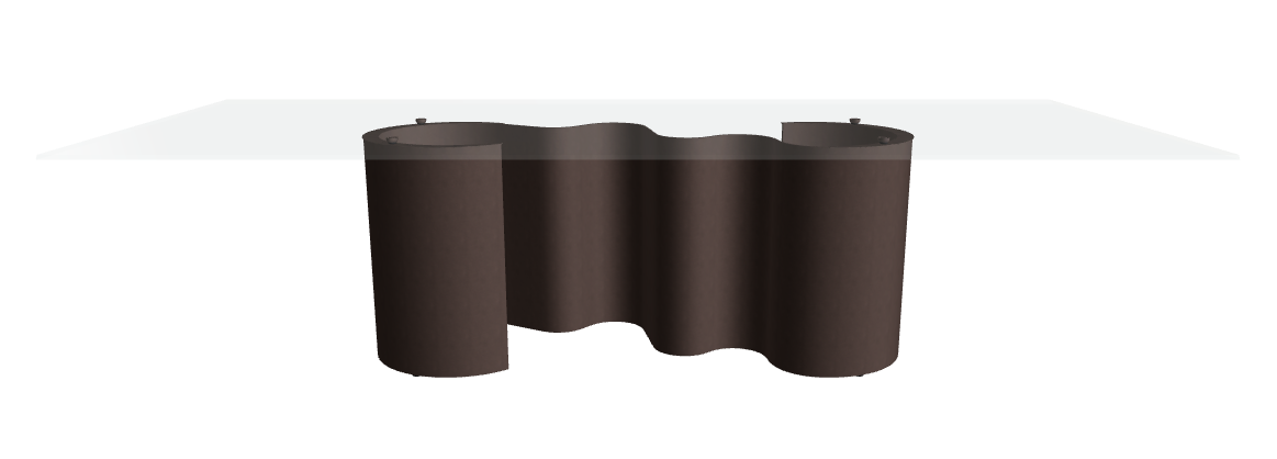 Cattelan Italia Papel Glass Dining Table