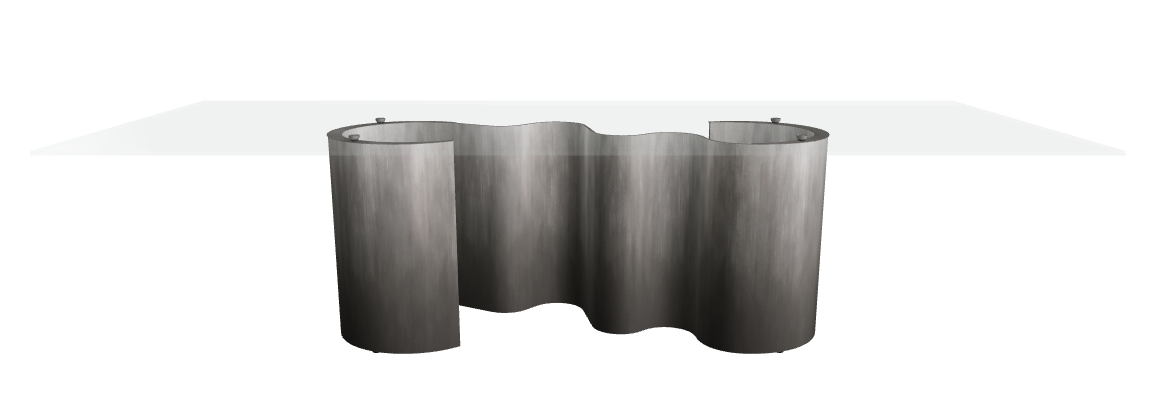 Cattelan Italia Papel Glass Dining Table