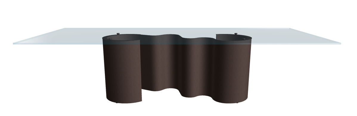 Cattelan Italia Papel Glass Dining Table