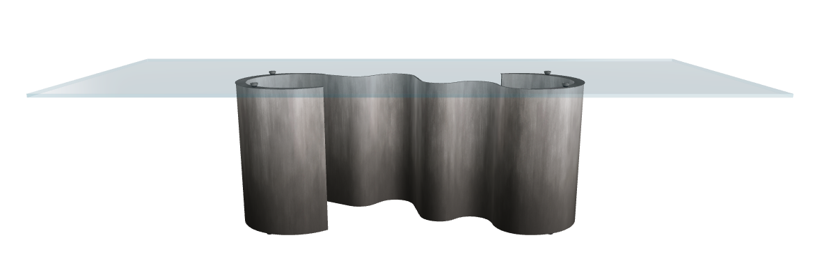 Cattelan Italia Papel Glass Dining Table