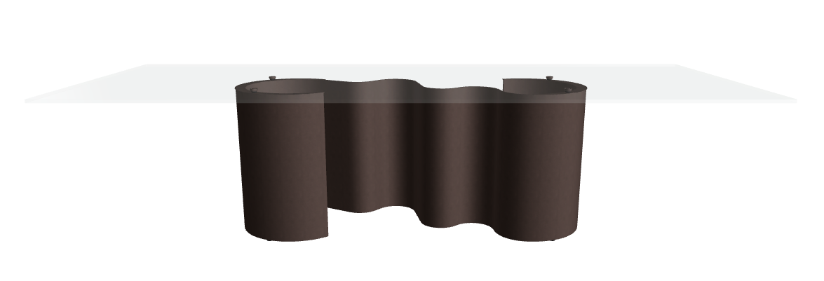 Cattelan Italia Papel Glass Dining Table
