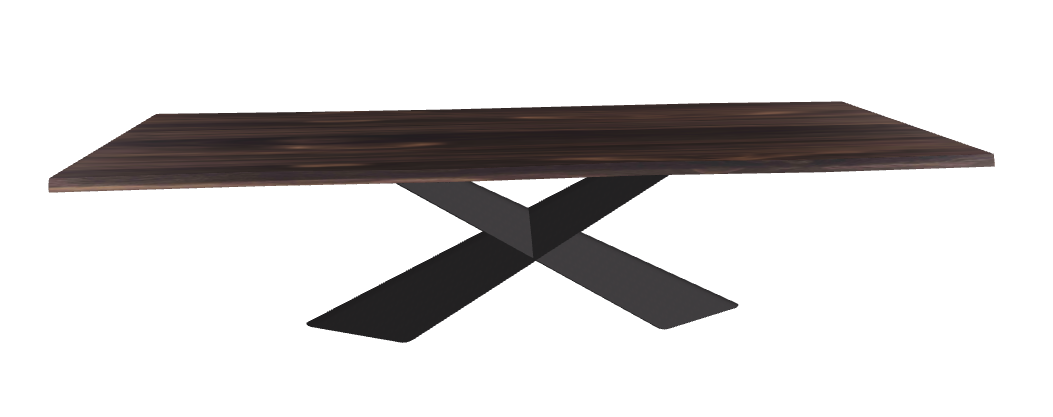 Cattelan Italia Tyron Wood Live Edged Dining Table