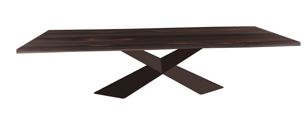 Cattelan Italia Tyron Wood Live Edged Dining Table