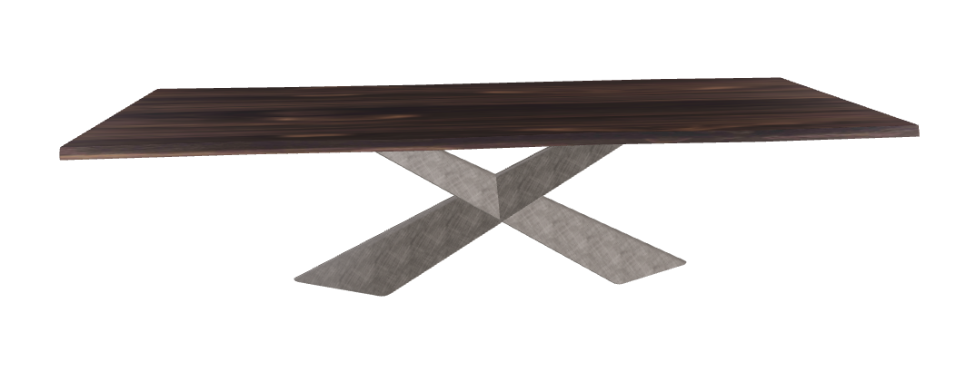 Cattelan Italia Tyron Wood Live Edged Dining Table