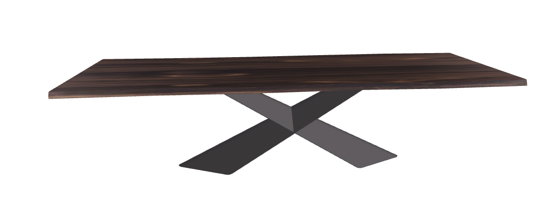 Cattelan Italia Tyron Wood Live Edged Dining Table