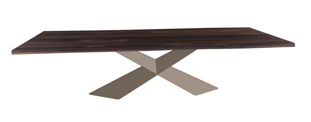 Cattelan Italia Tyron Wood Live Edged Dining Table