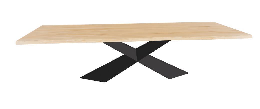Cattelan Italia Tyron Wood Live Edged Dining Table